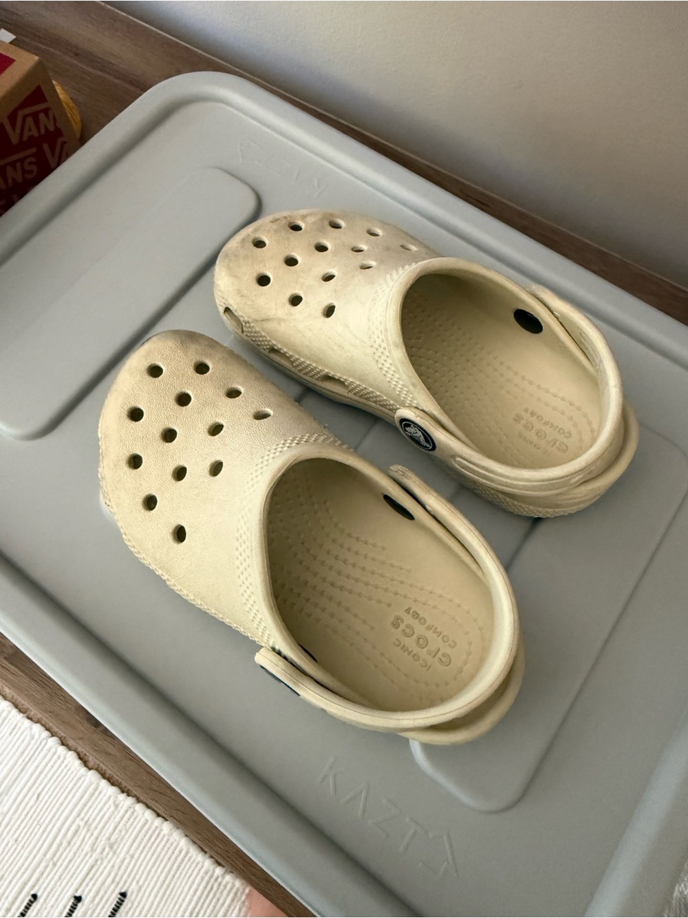 Crocs Kids' Classic Clogs Bone